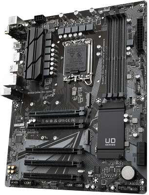 Материнская плата Gigabyte B660 DS3H AX DDR4, Socket 1700, Intel®B660, 4xDDR4-3200, HDMI+DP, 5xPCI-Ex16, 4xSATA3(RAID 0/1/5/10), 2xM.2, 8Ch Audio, GLan, WiFi, (4+4)xUSB2.0, (1+2)xUSB3.2, (1+1)xUSB3.2 Type-C™, 1xPS/2, ATX, RTL (833381)