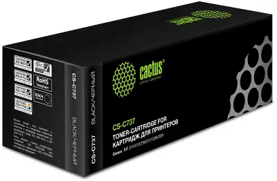 Картридж лазерный Cactus CS-C737 737 черный (2400стр.) для Canon MF 210/211/212/216/217/220