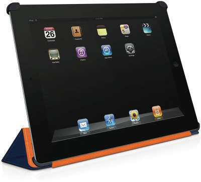 Чехол Macally BookStand для iPad 2, синий [BOOKSTAND-2BL]