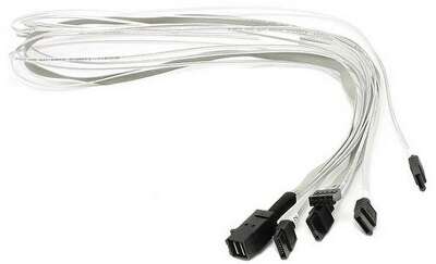 Кабель Luxshare L285HM017-SD-R , INT SFF8643-to-4*SATA+SB ( HDmSAS -to- 4*SATA+SideBand internal cable) 100cm