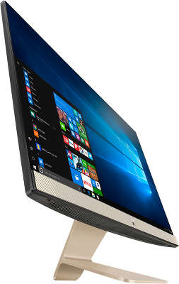 Моноблок Asus V241ICUK-BA022T 23.8" Full HD i3-7100U/4/1000/WF/BT/CAM/W10, черный, золотистый