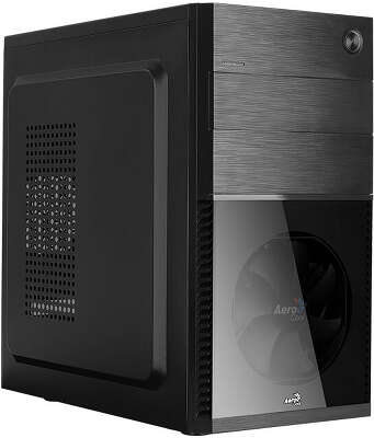 Корпус FORMULA (AEROCOOL) MiniTower CS-105 черный (mATX, без БП, USB2.0+USB3.0, 1x120mm) (CS-105 (F))