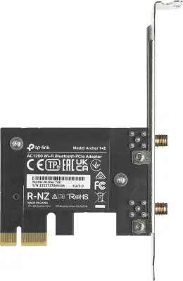 Сетевой адаптер Wi-Fi TP-Link Archer T4E AC1200 PCI Express (ант.внеш.съем) 2ант.