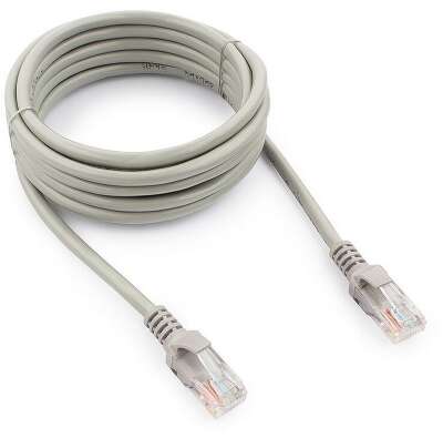 Патч-корд UTP GEMBIRD/CABLEXPERT 5e, 20м, литой, многожильный, серый (PP12-20M)
