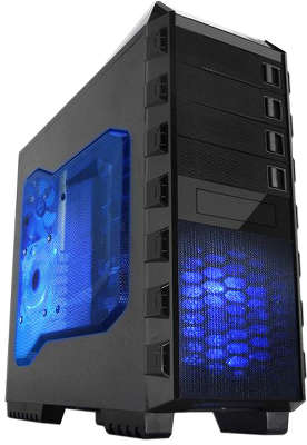 Корпус RaidMax Altas Window Black, 500W, ATX
