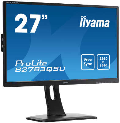 Монитор 27" Iiyama B2783QSU-B1 черный