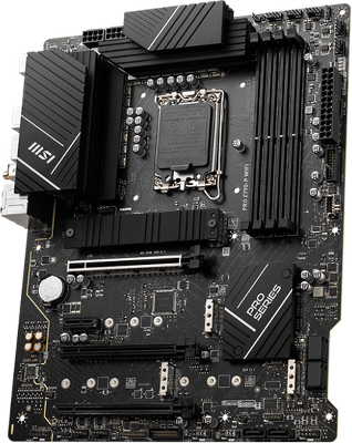 Материнская плата MSI PRO Z790-P WIFI LGA1700,4DDR5,3PCI-Ex16,1PCI-Ex1,4M.2 ,1USB3.2 Gen2 X2, 6USB3