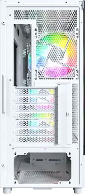 Корпус Montech X5 белый без БП ATX 4x120mm 1xUSB2.0 1xUSB3.0 1xUSB3.1 audio bott PSU