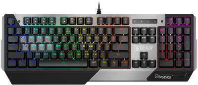 Клавиатура A4Tech Bloody B865N механическая серый/черный USB for gamer LED