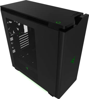 Корпус NZXT H440 Razer черный/зеленый w/o PSU ATX 7x120mm 5x140mm 2xUSB2.0 2xUSB3.0