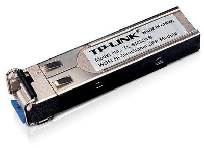 TP-Link SM321B WDM SFP-трансивер, 1000Base-BX (Simplex LC), Tx: 1310нм, Rx: 1550нм, одномод, до 20км