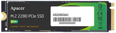 Твердотельный накопитель M.2 NVMe 2Tb Apacer AS2280Q4U [AP2TBAS2280Q4U-1] (SSD)