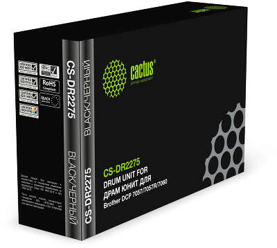 Блок фотобарабана Cactus CS-DR2275 DR-2275 черный ч/б:12000стр. для DCP 7057/7057R/7060 Brother
