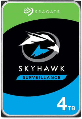 Жесткий диск Seagate Original SATA-III 4Tb ST4000VX013 Video Skyhawk (5400rpm) 256Mb 3.5"