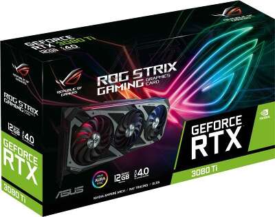Видеокарта ASUS NVIDIA nVidia GeForce RTX 3080Ti ROG STRIX GAMING 12Gb DDR6X PCI-E 2HDMI, 3DP