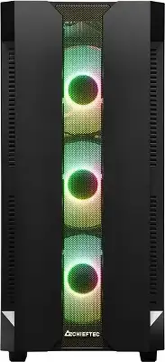 Корпус Chieftec Hunter черный без БП ATX 4x120mm 4x140mm 2xUSB3.1 audio bott PSU