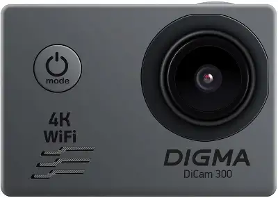 Экшн-камера Digma DiCam 300 серый