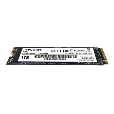 твёрдотельный накопитель Patriot SSD P320 1TB M.2 2280 NVMe PCIe 3.0 x4 R3000/W2200 TBW 480TB 3D NAND