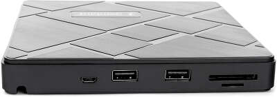 Привод DVD±RW Gembird внешний USB 3.0 кардридер, USB хаб (DVD-USB-04)