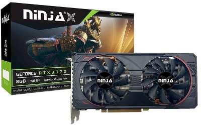Видеокарта Ninja (Sinotex) RTX3070 8GB GDDR6 256bit 3xDP HDMI 2FAN RTL