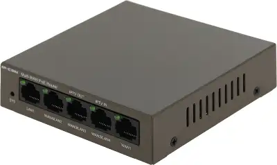 Межсетевой экран IP-Com M20-PoE 10/100/1000BASE-TX серый