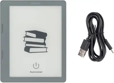Электронная книга Digma E2 5.83" E-Ink 680x920 Touch Screen 1.2Ghz 1Gb/8Gb/SD/microSDHC/подсветка дисплея светло-серый