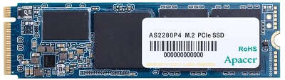 Твердотельный накопитель M.2 NVMe 512Gb Apacer AS2280P4 [AP512GAS2280P4-1] (SSD)