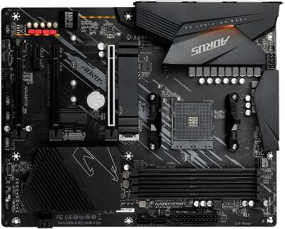 Материнская плата Gigabyte B550 AORUS ELITE V2, Socket AM4, AMD B550, 4xDDR4-3200, HDMI+DP, 3xPCI-Ex16, 1xPCI-Ex1, 4xSATA3(RAID 0/1/10), 2xM.2, 8 Ch Audio, 2,5GLan, (2+4)xUSB2.0, (6+2)xUSB3.2, ATX, RTL {8} (809898)