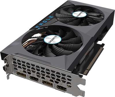 Видеокарта GIGABYTE NVIDIA nVidia GeForce RTX 3060 EAGLE OC 12Gb DDR6 PCI-E 2HDMI, 2DP