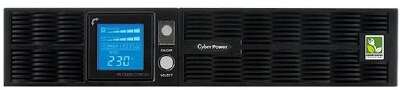 CyberPower PR1500ELCDRT2U  ИБП {Line-Interactive, 1500VA/1350W, USB/RJ11/45 (8 IEC), 12В/7 Ач х 4}