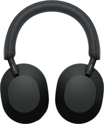 Беспроводные наушники Sony WH-1000XM5 с шумоподавлением, чёрные