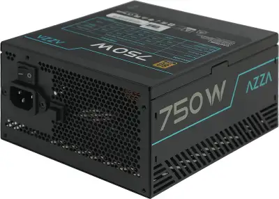 Блок питания Azza ATX 750W PSAZ-750G 80+ gold (20+4pin) APFC 120mm fan 6xSATA Cab Manag RTL
