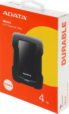 Внешний жесткий диск 4Tb [AHD330-4TU31-CBK] (HDD) ADATA HD330