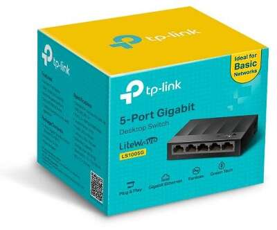 TP-Link LS1005G 5-портовый гигабитный настольный коммутатор