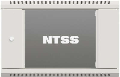 Шкаф коммутационный NTSS Премиум (NTSS-W12U6045GS-2) настенный 12U 600x450мм пер.дв.стекл 60кг серый 365мм 24кг 220град. 635мм IP20 сталь укомплектованный