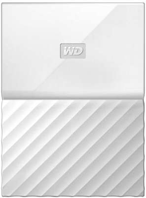Внешний диск 2 ТБ WD My Passport USB 3.0, White [WDBLHR0020BWT]