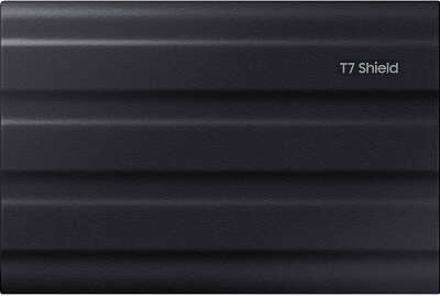 Внешние HDD и SSD/ Samsung External SSD T7 Shield, 1TB, Type C-to-C/A, USB 3.2 Gen2, R/W 1050/1000MB/s, IP65, 88x59x13mm, 98g, Black (12 мес.)