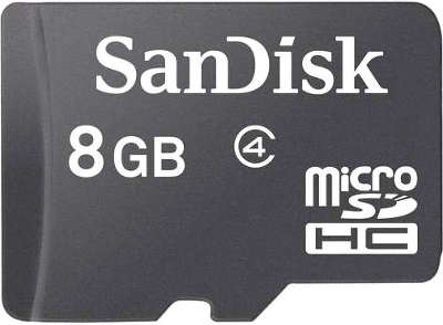 Карта памяти 8 Гб Micro SDHC SanDisk Class 4 [SDSDQM-008G-B35]