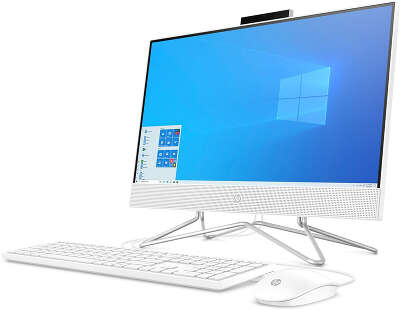 Моноблок HP AIO 22-df0001ur 21.5" FHD i3 1005G1/4/1000/GF MX330 2G/WF/BT/Cam/Kb+Mouse/W10,белый (14P40EA)
