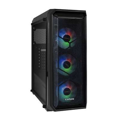 Корпус ExeGate I3 NEO-PPH500, черный, ATX, 500W (EX295120RUS)