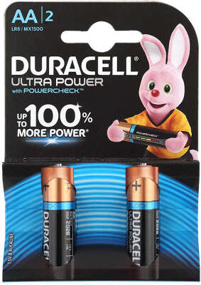 Комплект элементов питания AA Duracell Ultra Power (2 шт в блистере)