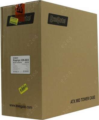 Корпус ExeGate UN-603, черный, ATX, 350W (EX269430RUS)