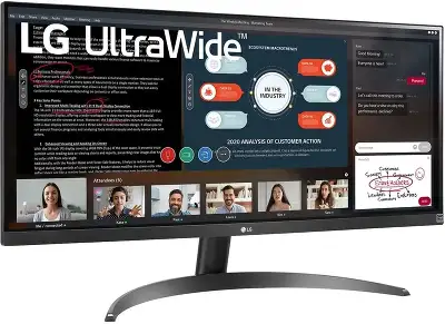 Монитор LG 29" UltraWide 29WP500-B черный IPS LED 21:9 (Ultrawide) HDMI матовая 350cd 178гр/178гр 2560x1080 75Hz FHD 5.2кг
