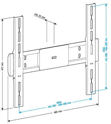 Кронштейн настенный Holder LCD-F4611-B