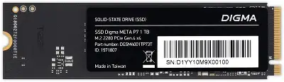 Твердотельный накопитель NVMe 1Tb [DGSM4001TP73T] (SSD) Digma Meta P7