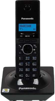 Panasonic KX-TG1711RUB (черный) {АОН, Caller ID,12 мелодий звонка,подсветка дисплея,поиск трубки}