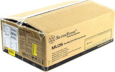 Корпус SilverStone ML05B, черный, mini-ITX, Без БП (SST-ML05B)