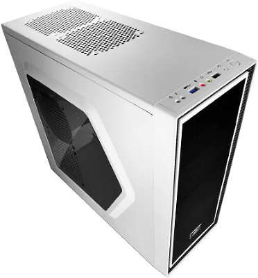 Корпус Deepcool TESSERACT SW White , ATX, без БП, окно, 1x USB 3.0, 1x USB 2.0, 2x 12cm LED fan.