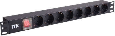 Блок распределения питания ITK PH12-8D3 гор.размещ. 8xSchuko базовые 10A C14