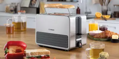 Тостер Bosch TAT7S25 1050Вт серебристый